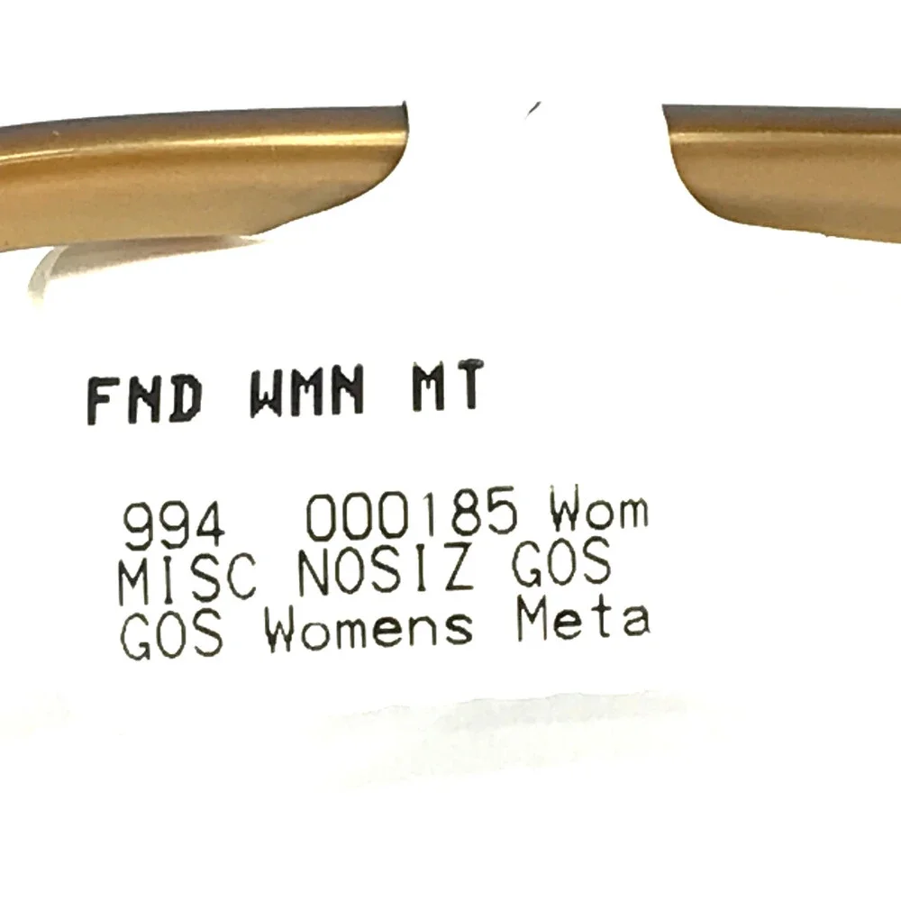 ogi Petite Eyeglasses Frames 9018 COL. 61 Brown Gold Cat Eye Full Rim 50-19-135